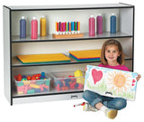 Rainbow Accents Super-Sized Adjustable Bookcase  - Black