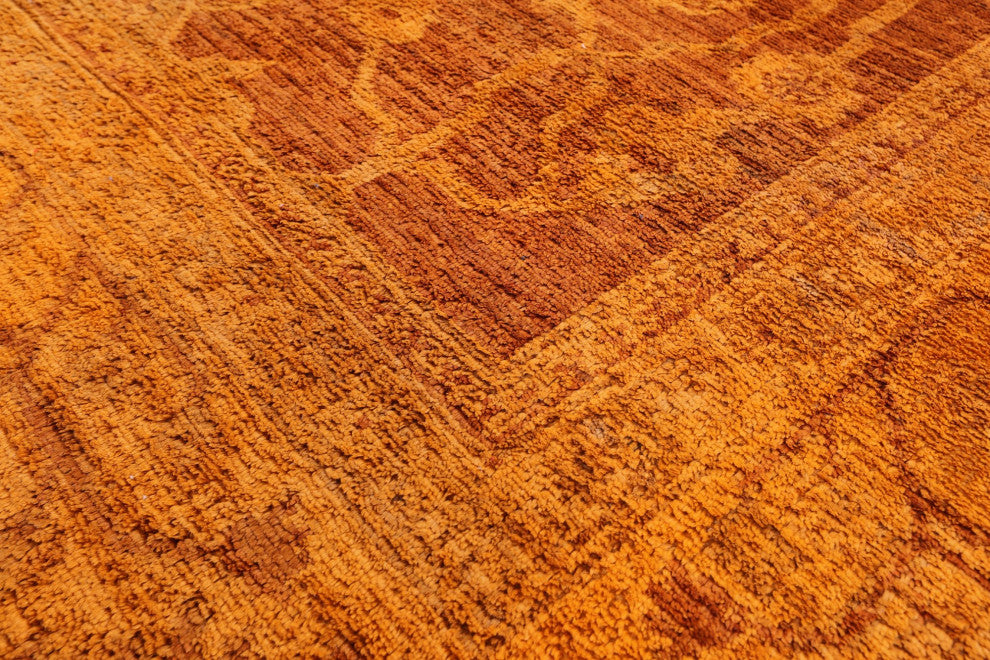 Hand Knotted Overdyed Full Pile Rug 8' 2" X 9' 7" - HR6475