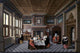 Dirck Van Delen An Interior With Ladies and Gentlemen Dining Wall Decal