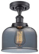 INNOVATIONS LIGHTING 916-1C-BK-G73 Large Bell 1 Light Semi-Flush Mount