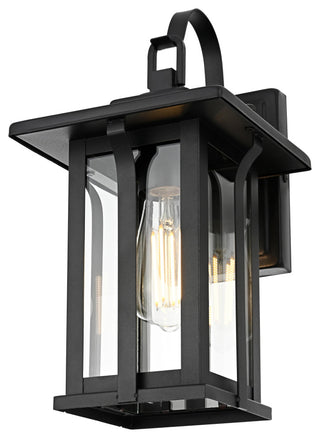 Home Living 7" Outdoor Wall Sconce, Black