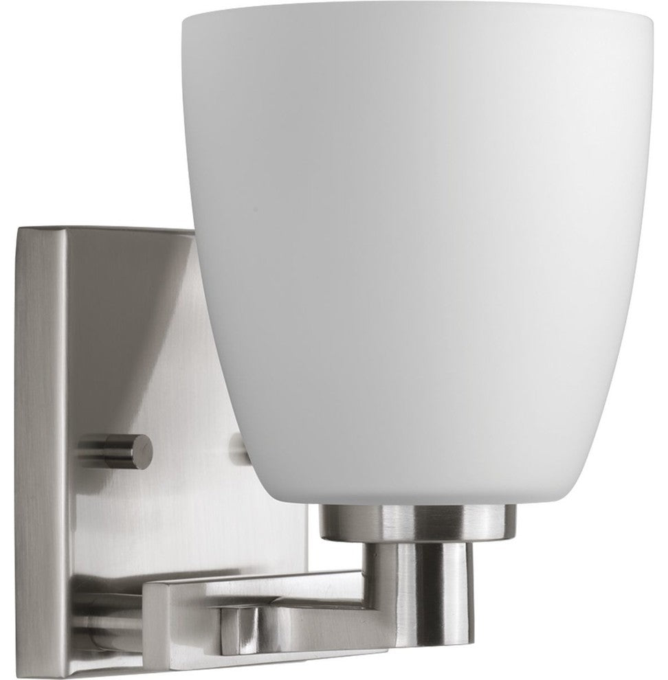 Fleet 1-Light Bath Light, Brushed Nickel