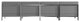 HERCULES Imagination Series LeatherSoft Lounge Set, 4 Pieces, Gray