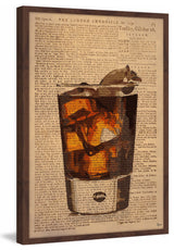"Rum & Coke" Framed Painting Print, 24"x36"