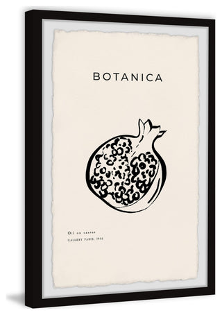 "Botanica Pomegranate" Framed Painting Print, 16x24