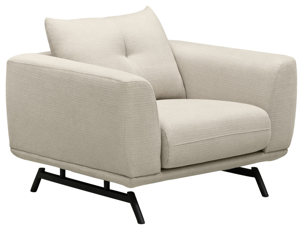 Betty Fabric Chair, Cream