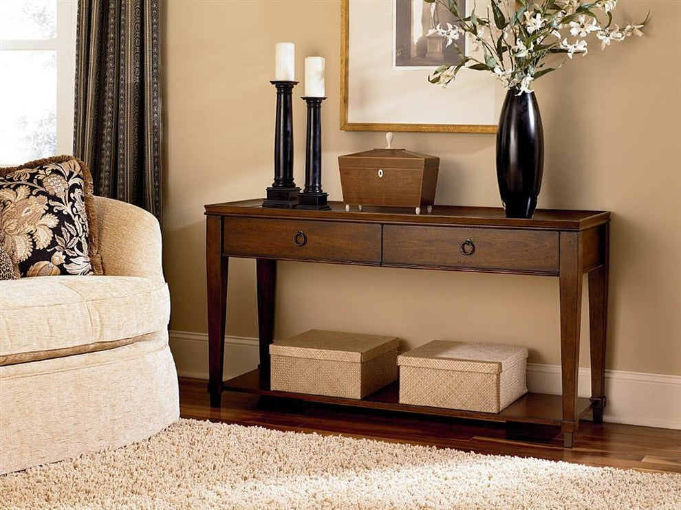 Hammary Sunset Valley Sofa Table, Brown 197-925