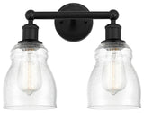Innovations 616-2W-BK-G394 Ellery 2 Light Bath Vanity Light, Matte Black