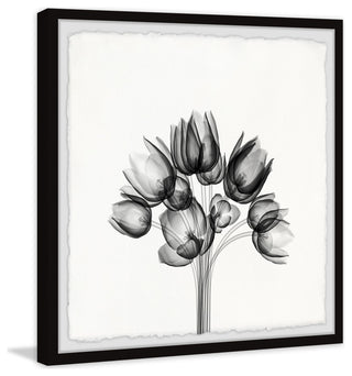 "Tulip Bundle" Framed Painting Print, 18x18