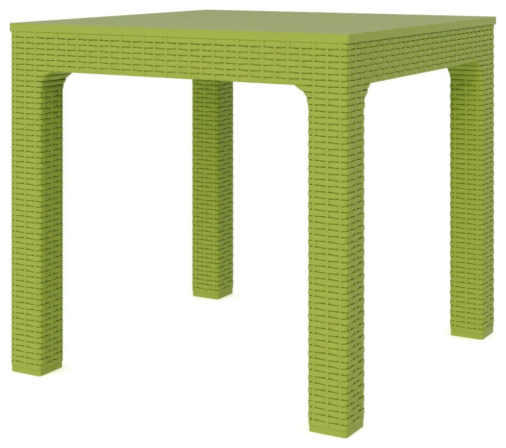 Solara Resin Patio Table, Green