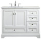 Elegant VF15542WH 42"Single Bathroom Vanity, White