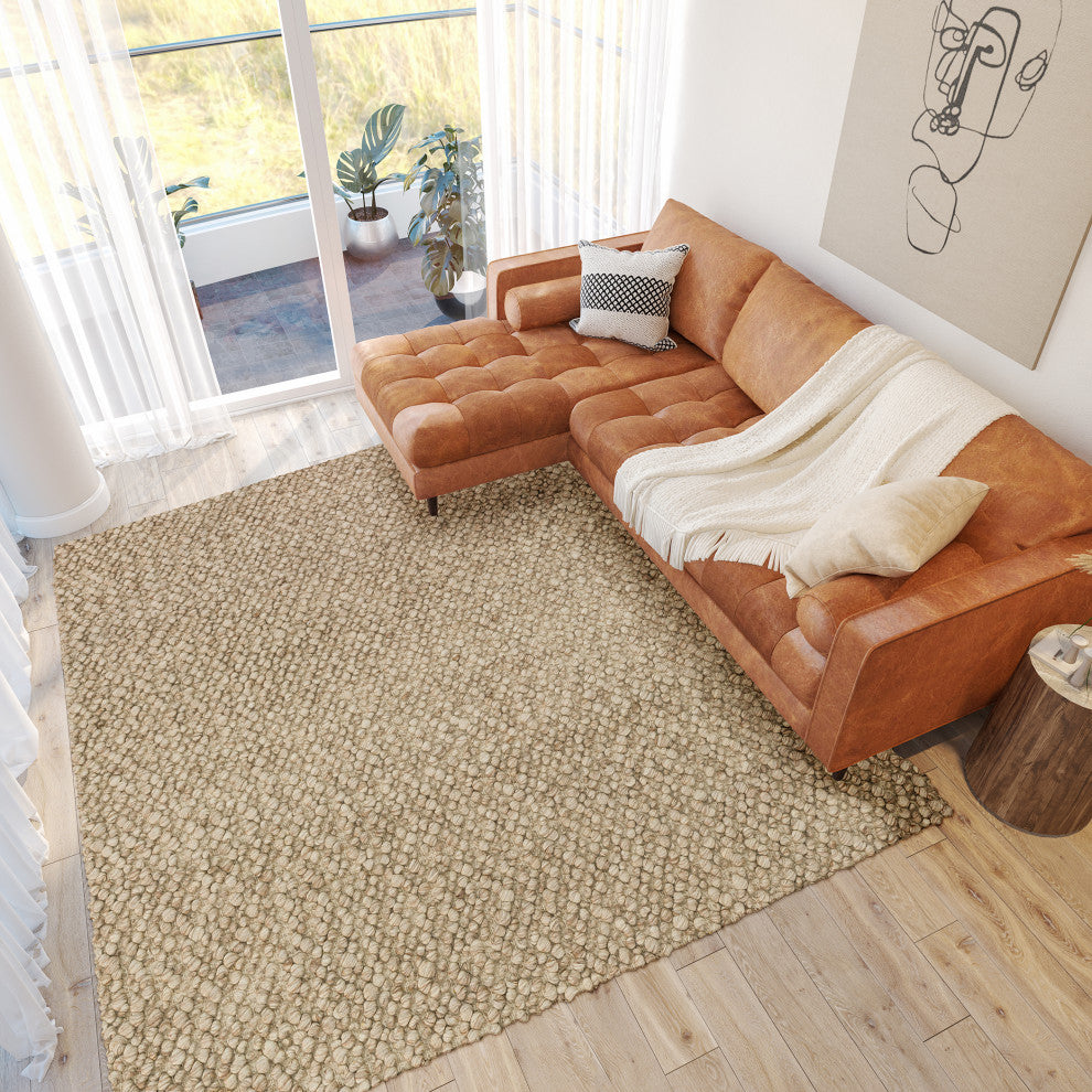 Gorbea GR1 Latte 10' x 10' Square Rug