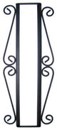 Wrought Iron Vertical House Number Frame Hacienda 4