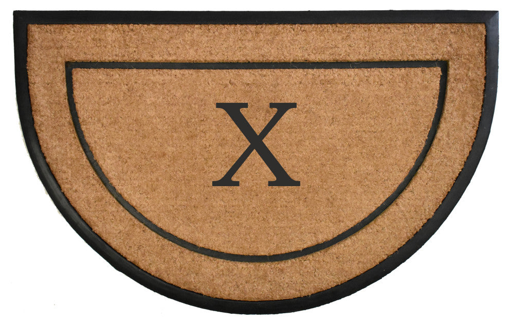 Calloway Mills The General Monogram Doormat, Letter X