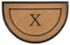 Calloway Mills The General Monogram Doormat, Letter X