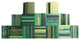 Modern Book Wall Set, Boxwood, Set of 75