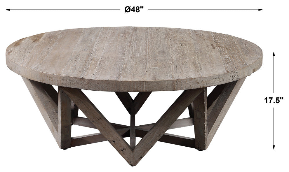 Uttermost Kendry Reclaimed Wood Coffee Table