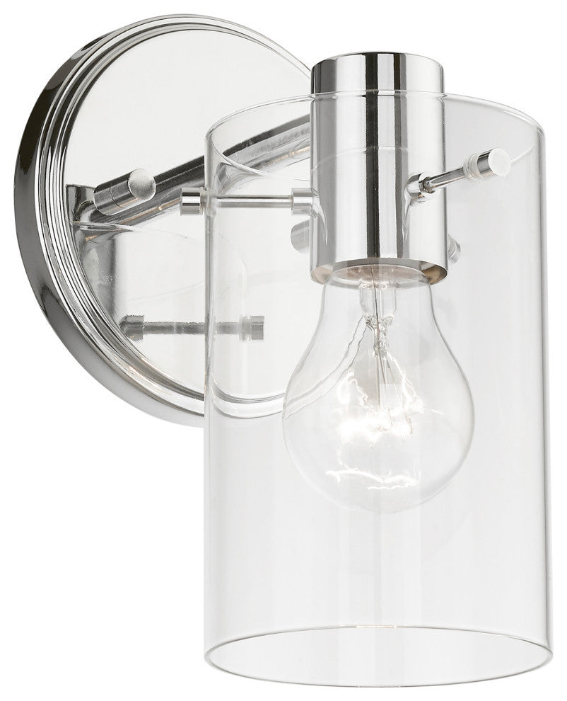 Munich 1 Light Polished Chrome Single Sconce