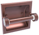 Pacific Grove Recessed Toilet Paper Holder with Groovy Accent, Antique Copper