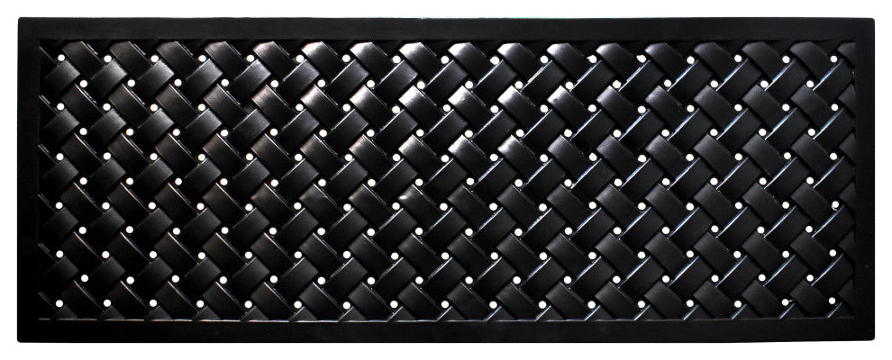 Hampton Weave Rubber Doormat 24"x48"