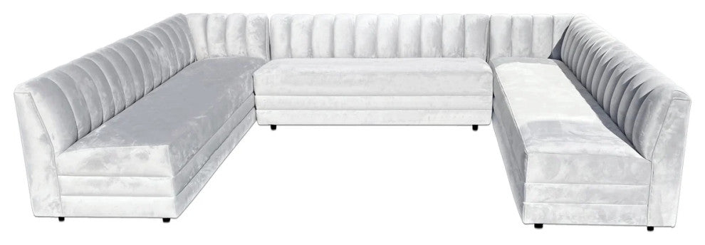 3-Piece U-Shaped Banquette Sofa Sectional