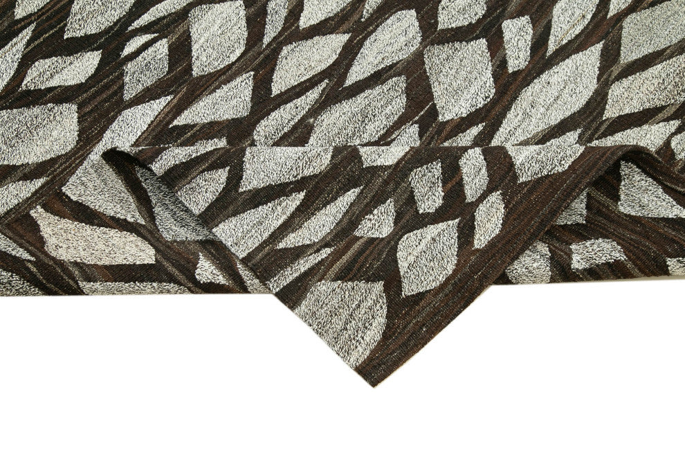 Rug N Carpet - Hand-knotted Turkish 8' 1'' x 10' 1'' Unique Wool Kilim Rug