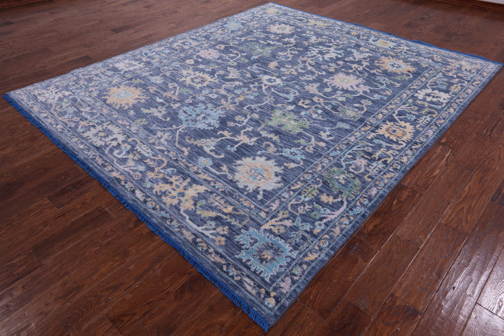 8' 1" X 9' 6" Turkish Oushak Handmade Wool Rug - Q13296