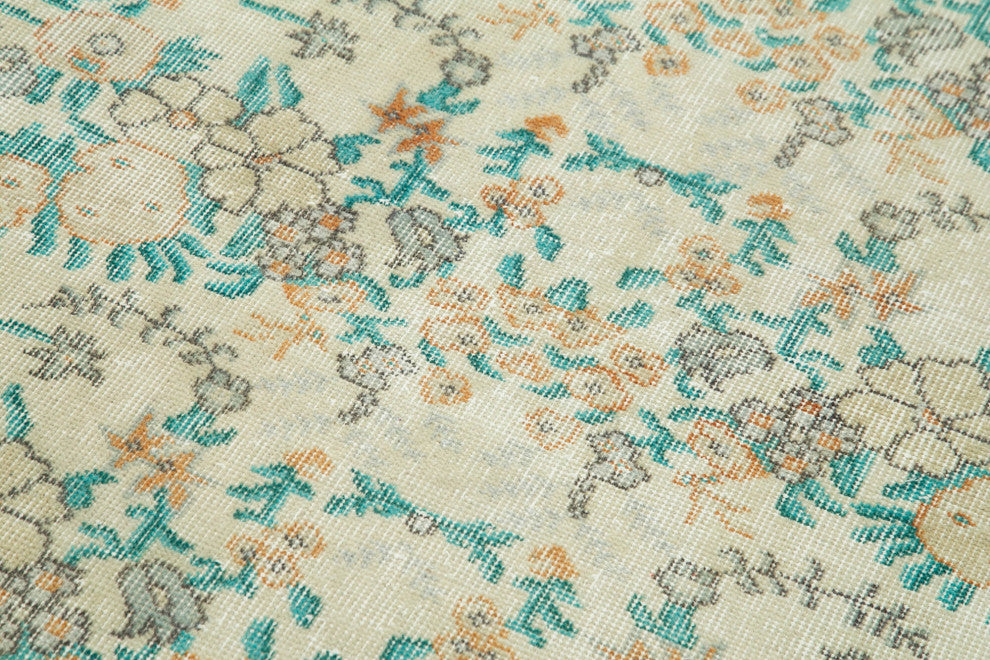 Rug N Carpet - Hand-knotted Oriental 3' 9" x 6' 9" Over-dyed Small Area Rug