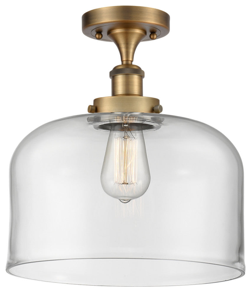 Innovations Lighting 916-1C-13-12-L Bell Semi-Flush Bell 12