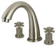 Kingston Brass Roman Tub Faucet, Brushed Nickel