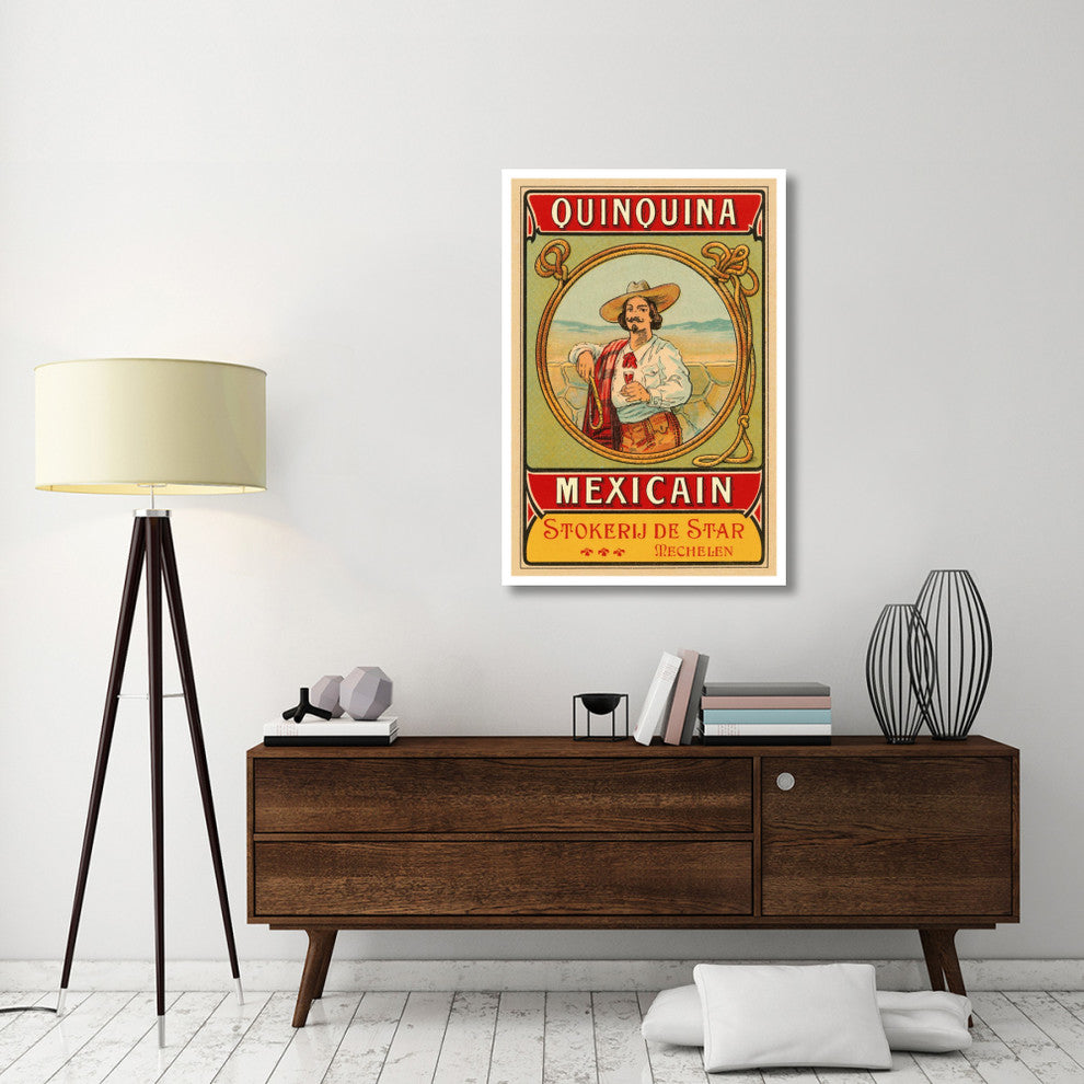 "Quinquina Mexican" Digital Paper Print by Retrolabel, 31"x46"