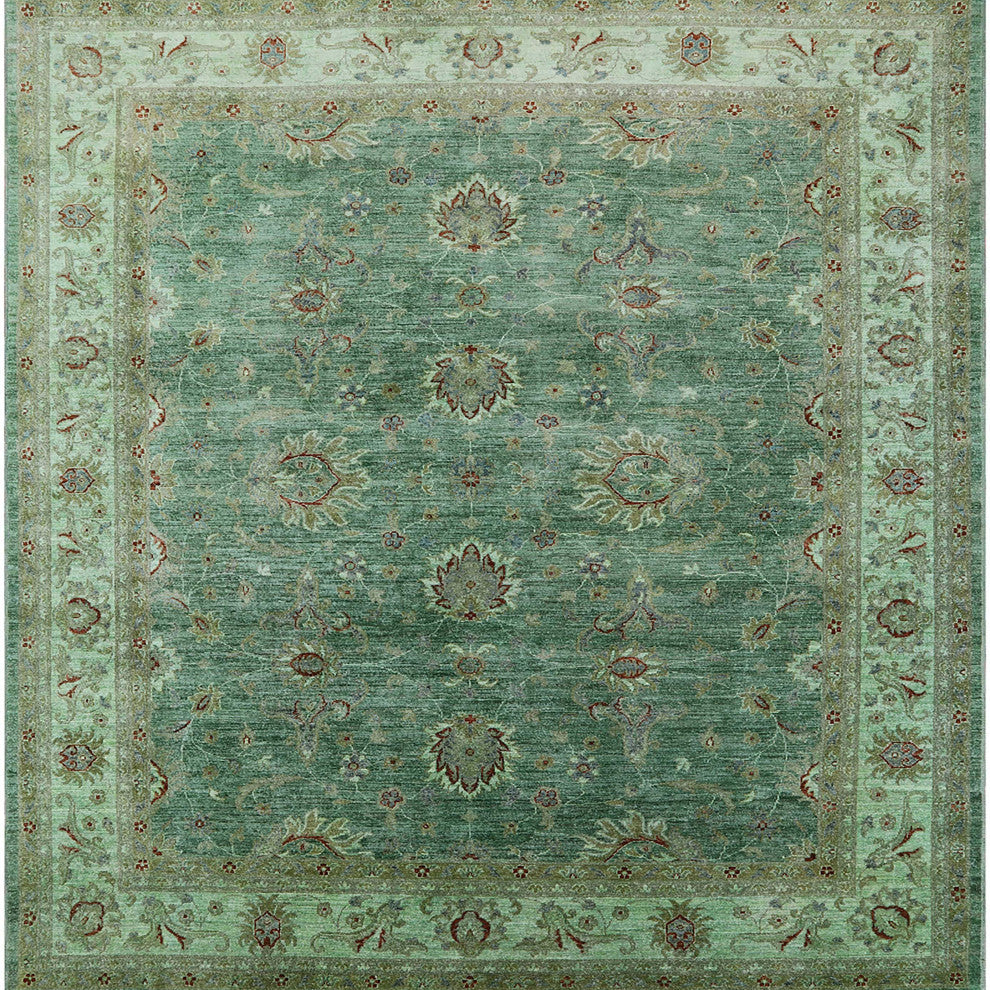 Ahgly Company Indoor Square Mid-Century Modern Area Rugs, 5' Square