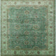 Ahgly Company Indoor Square Mid-Century Modern Area Rugs, 5' Square