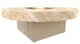 Circular Fire Pit Table, 48 D, Propane, So Cal Special Top, Beige