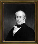 Charles Loring Elliott Preston Hodges Framed Premium Canvas Print, 16"x20"