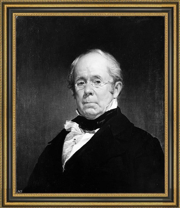 Charles Loring Elliott Preston Hodges Framed Premium Canvas Print, 16"x20"