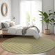 Indoor/Outdoor York YO1 Aloe Machine Washable 8' x 8' Rug