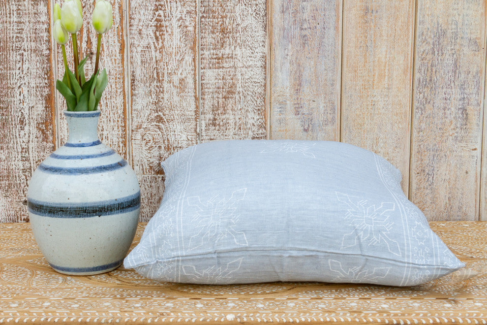 Citlalee Aztec Block Print Pillow