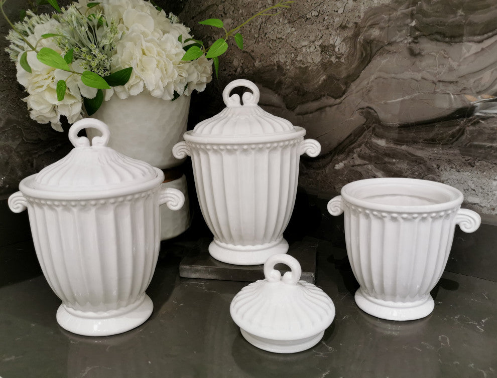 Royal Set of 3 Canister Set-By Lorren home Trends