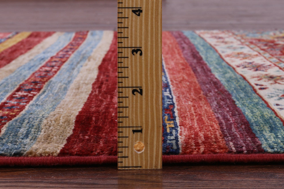3' 3" X 4' 10" Khorjin Super Kazak Handmade Rug - Q12693