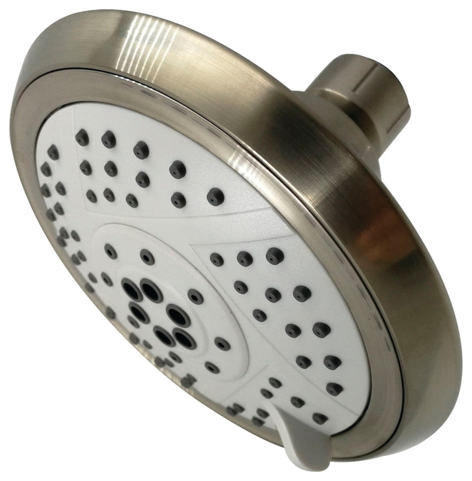 Kingston Brass 5" 5-Function Shower Head, Brushed Nickel