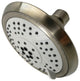 Kingston Brass 5" 5-Function Shower Head, Brushed Nickel