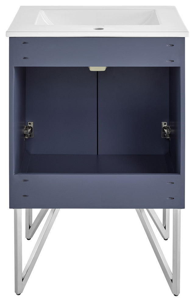 Annecy 24" Bathroom Vanity, Cinder Purple