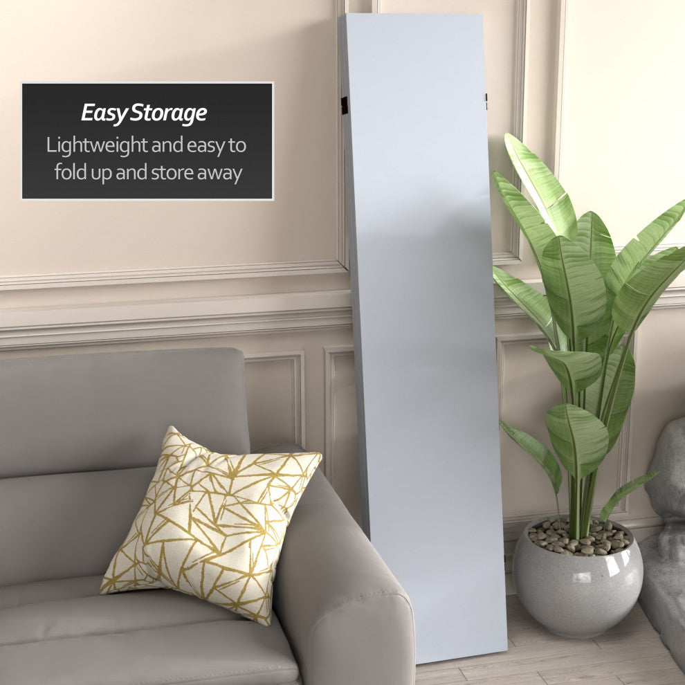 6' Tall Double Sided Periwinkle Canvas Room Divider