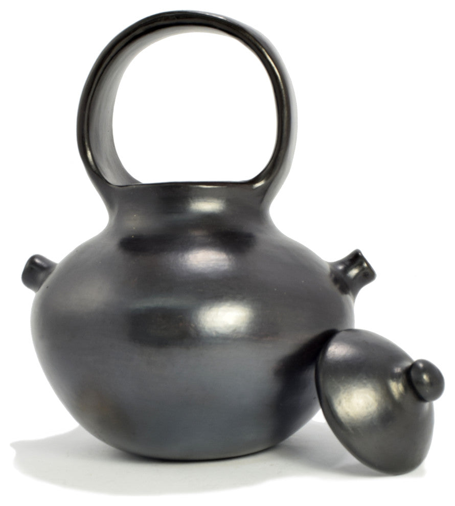Ancient Cookware, Pre-Columbian Style Clay Chamba Tea Pot