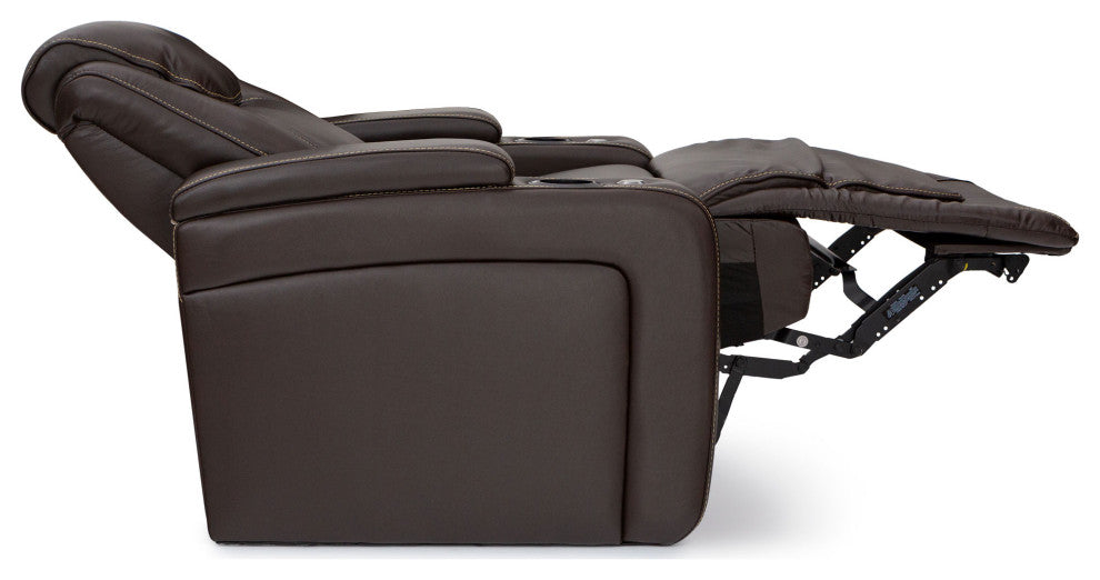 Seatcraft Paladin Home Theater Seating, Brown, Row of 4