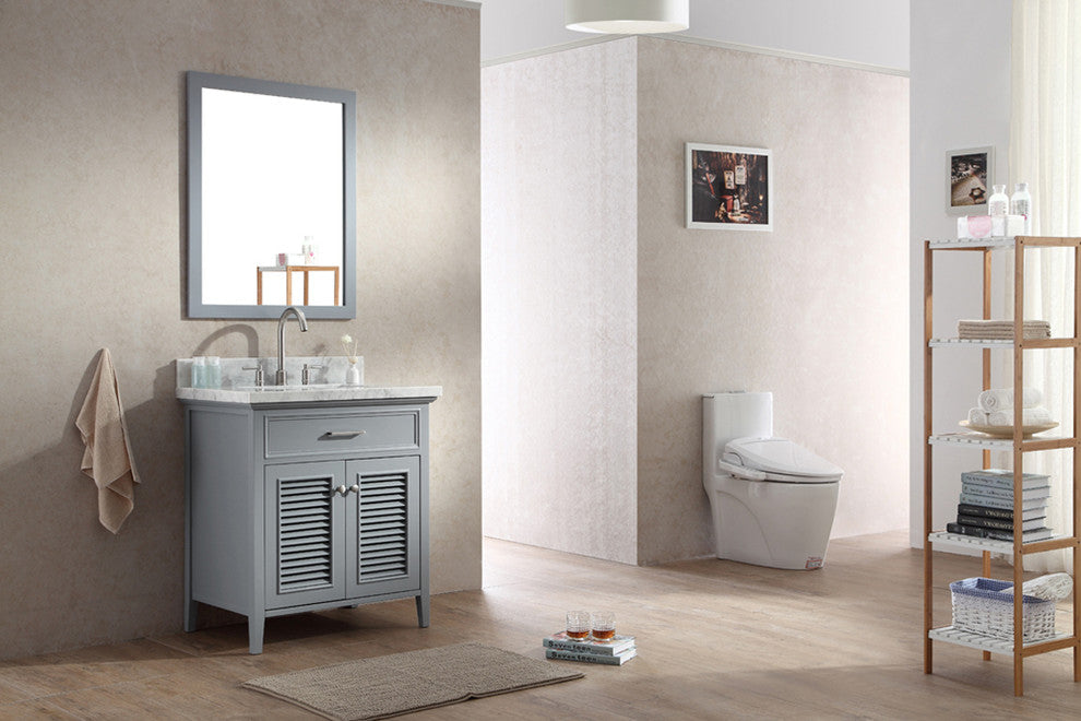 Kensington 31" Single Sink Vanity Set, Gray