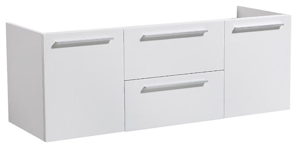 Fresca Opulento White Modern Double Sink Cabinet