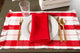 Red Tinsel Plaid Fringed Placemat, Set Of 6