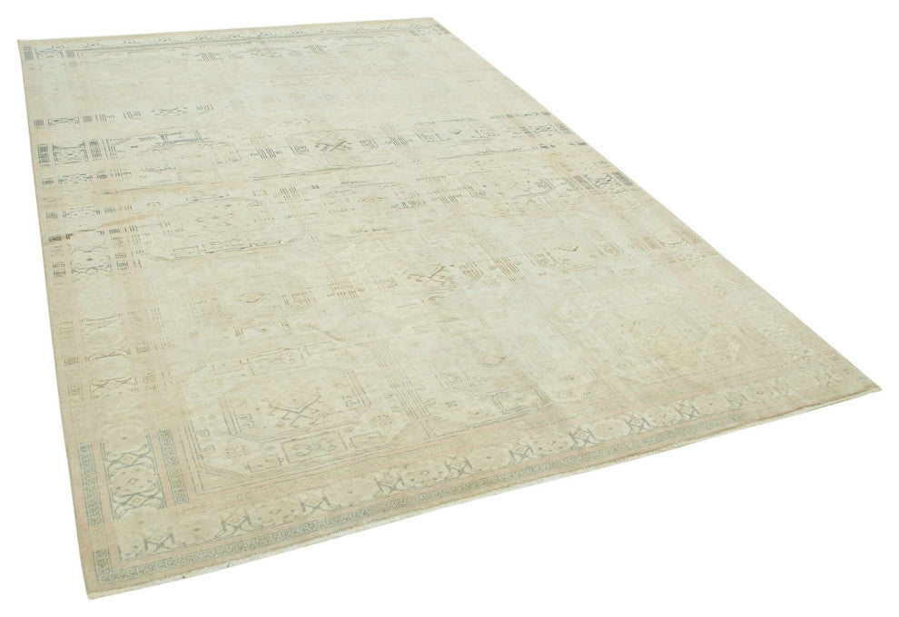 Rug N Carpet - Handmade Turkish 6' 7'' x 9' 9'' Unique Area Rug